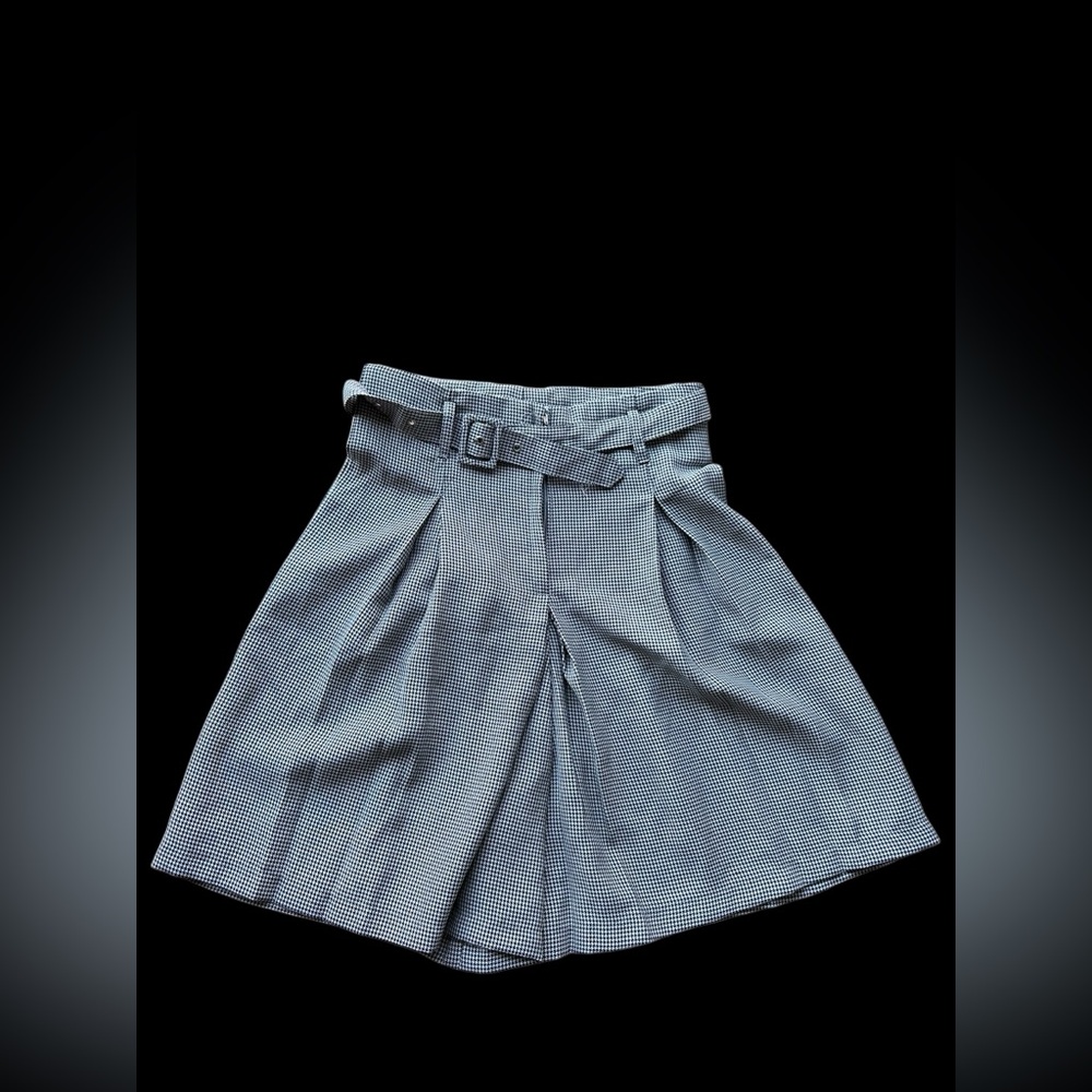 ✨Cute vintage houndstooth pleated skirt✨